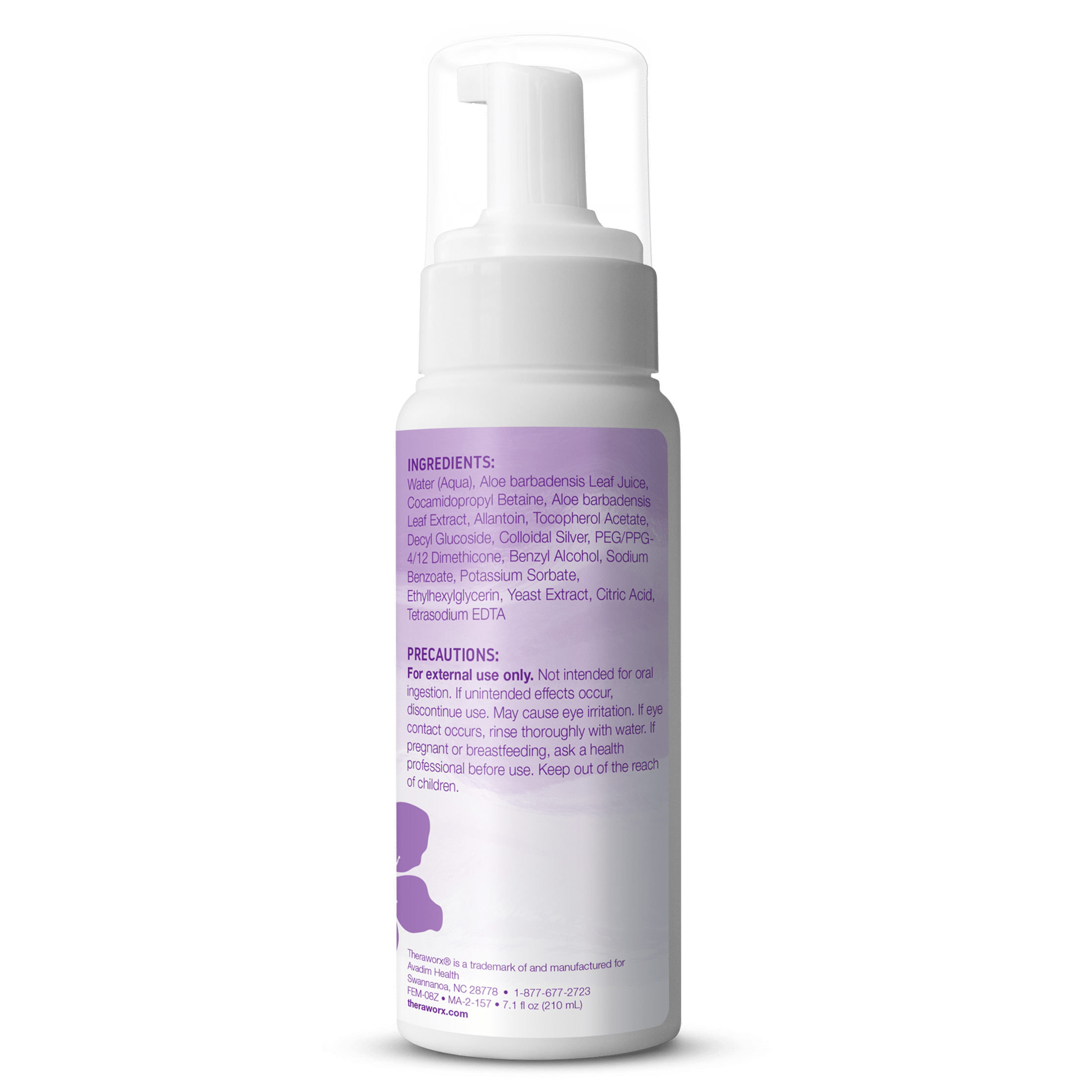 theraworx harmony fragrance free foam wash