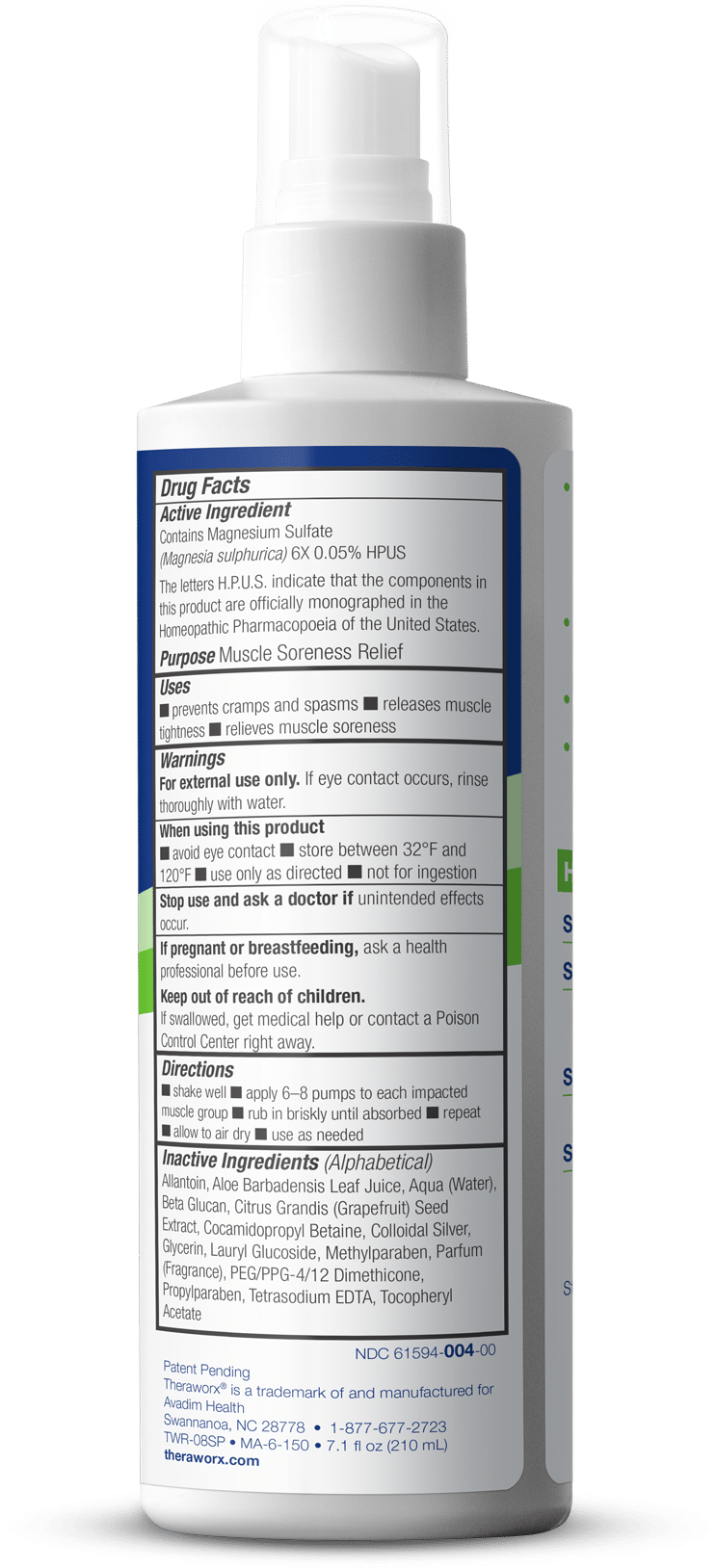 muscle cramps spray