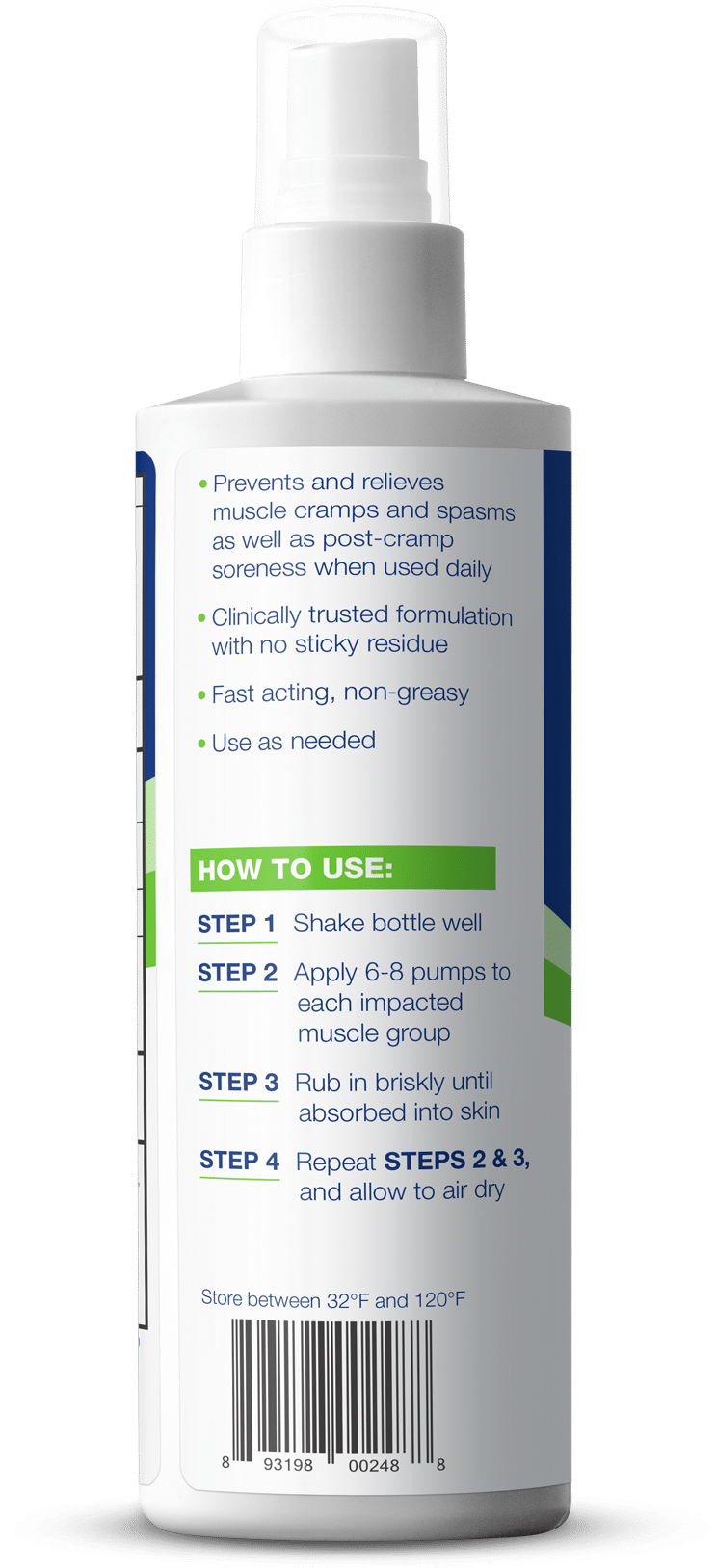 muscle cramps spray
