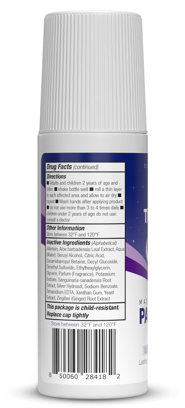 nighttime pain relief roll on with lidocaine